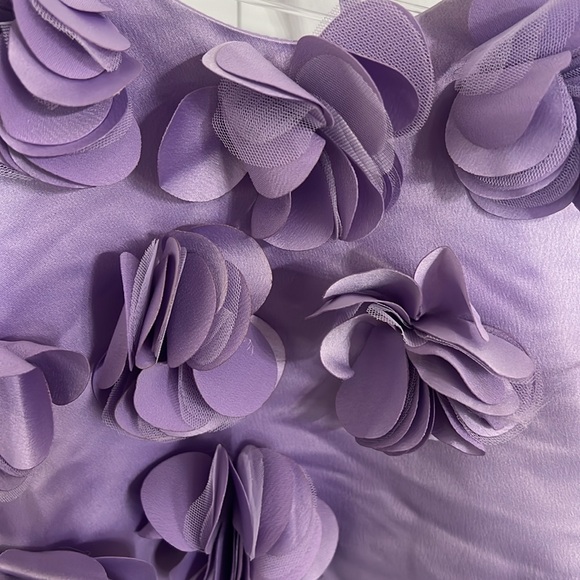 Akira lilac floral embellished halter with zipper back - Picture 2 of 3